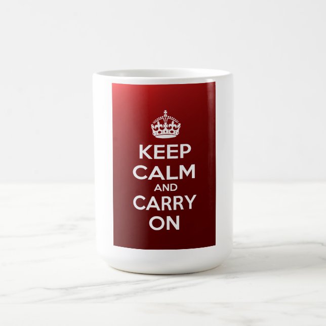 Keep Calm and Carry On Coffee Mug (Center)