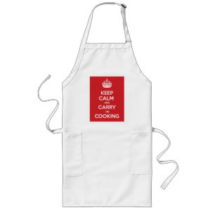 Keep Calm and Carry On Cooking apron