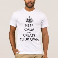Keep Calm and Carry On Create Your Own | Black