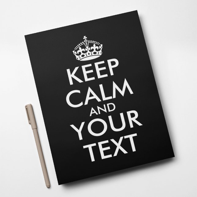 Keep Calm and Carry On - Create Your Own Custom Letterhead (Creator Uploaded)