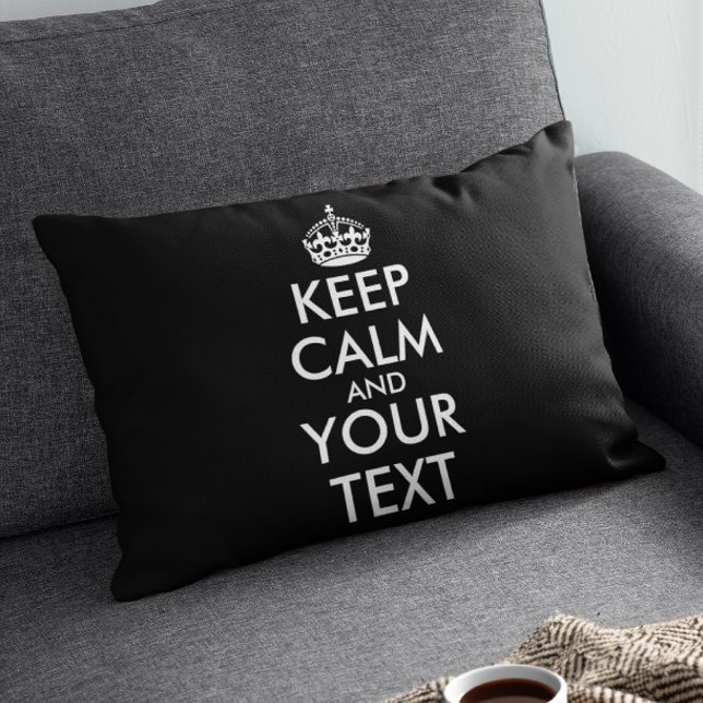 Keep Calm and Carry On - Create Your Own Decorative Cushion (Creator Uploaded)