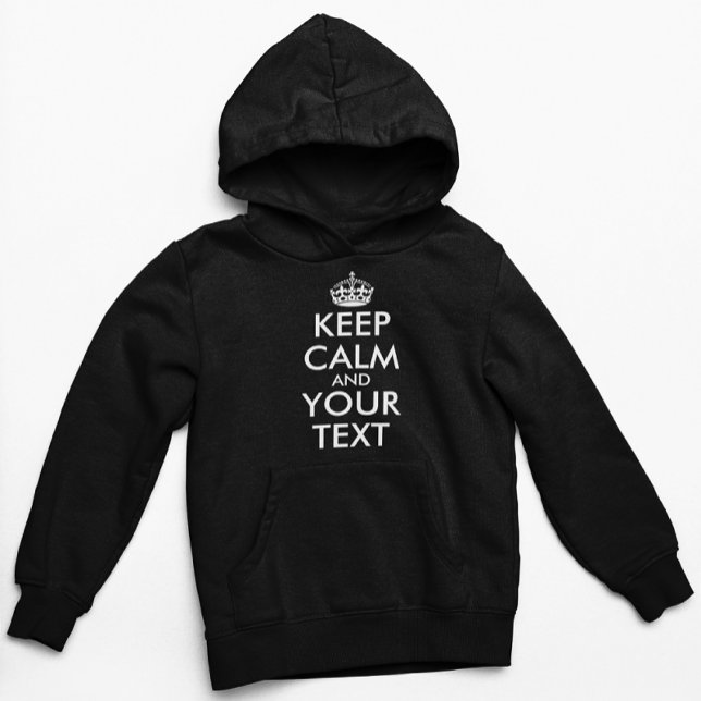 Keep Calm and Carry On - Create Your Own Hoodie (Creator Uploaded)