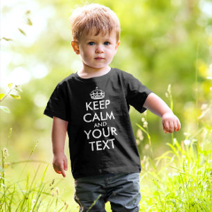 Keep Calm and Carry On - Create Your Own Toddler T-Shirt