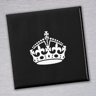 Keep Calm and Carry On Crown (Editable) Magnet