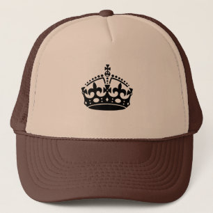 Keep Calm and Carry On Crown Trucker Hat