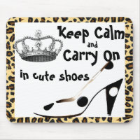 Keep Calm and Carry On Cute Shoe