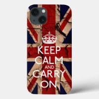 Keep Calm And Carry On Dirty Vintage UK