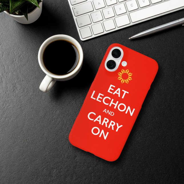 Keep Calm and Carry On Filipino Version 'Lechon' Case-Mate iPhone Case (Creator Uploaded)