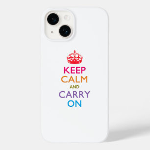 KEEP CALM AND CARRY ON Fruity Colors Case-Mate iPhone 14 Case