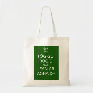 Keep Calm and Carry On IRISH Tote Bag