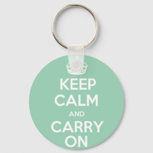 Keep Calm and Carry On Keychain