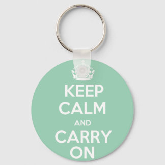 Keep Calm and Carry On Keychain