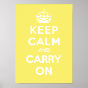 Keep Calm and Carry On_LEMON MERINGUE Poster