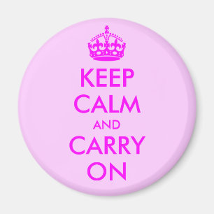 Keep Calm and Carry On Magnet