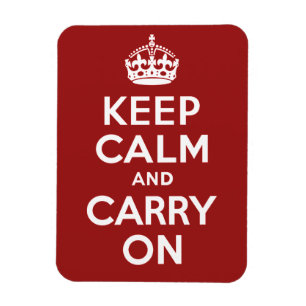 Keep Calm and Carry On Magnet