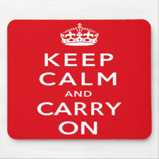 Keep Calm and Carry on Mousemat