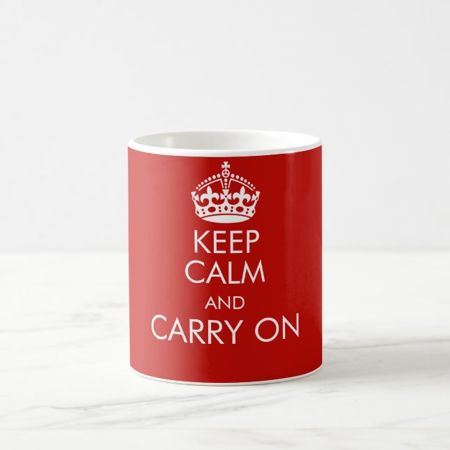 Keep calm and carry on mug (Center)