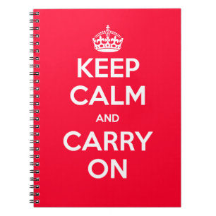 Keep Calm and Carry On Notebook
