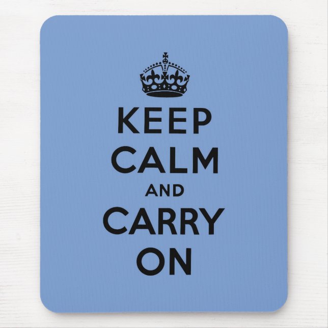 keep calm and carry on Original Mouse Pad (Front)