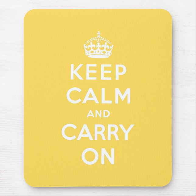 keep calm and carry on Original Mouse Pad (Front)
