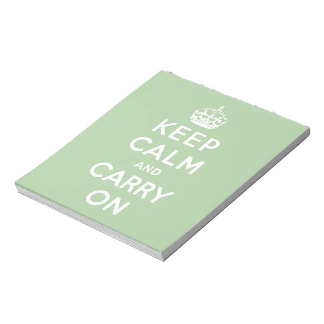 keep calm and carry on Original Notepad (Rotated)