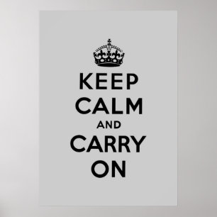 keep calm and carry on Original Poster