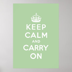 keep calm and carry on Original Poster