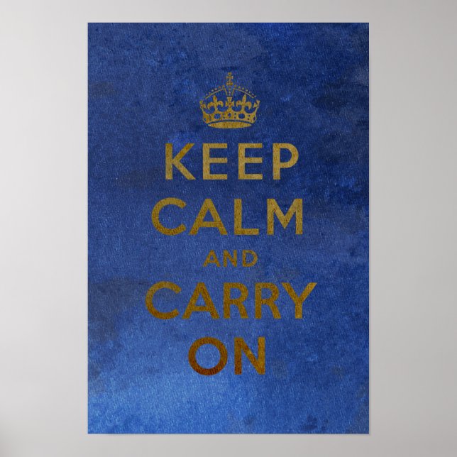 Keep Calm and Carry On Poster (Front)