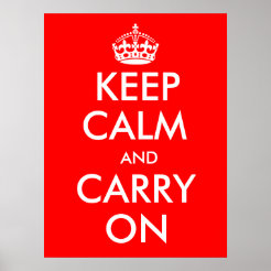 keep calm and carry on original poster