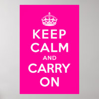 Keep Calm and Carry On