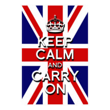 keep calm and carry on Union Jack flag