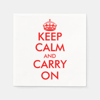 Keep calm and carry on | Vintage paper napkins