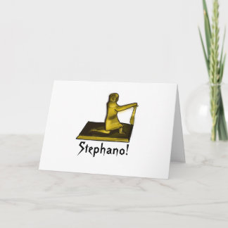 Keep Calm and Carry Stephano Card