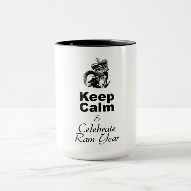 Keep Calm and Celebrate Goat year TTCM2 Mug (Center)