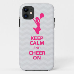 KEEP CALM and CHEER ON - Pink - iPhone5 case