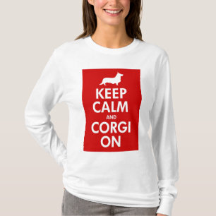 Keep Calm and Corgi On Cardigan Shirt