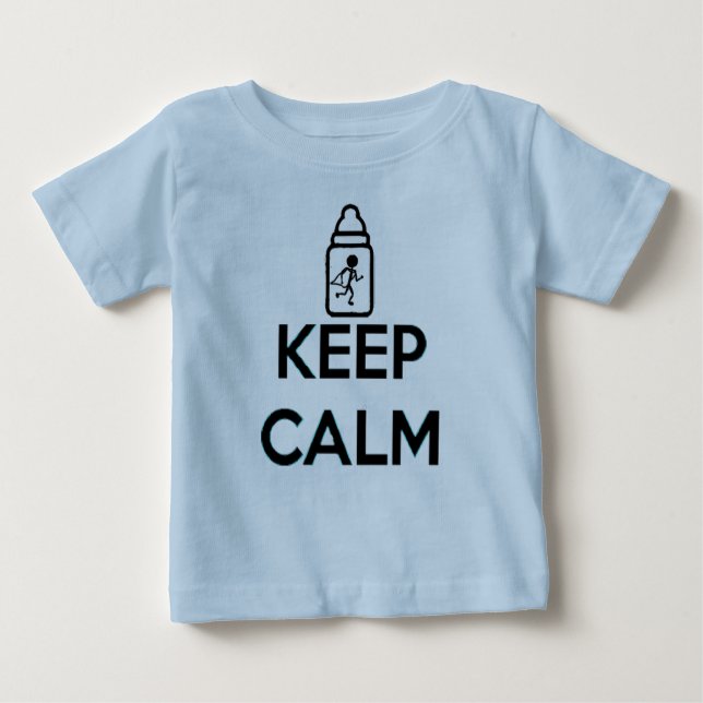 Keep Calm and Crawl On - Twin A Baby T-Shirt (Front)
