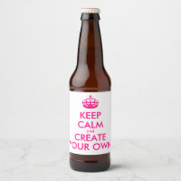 Keep calm and create your own - Pink
