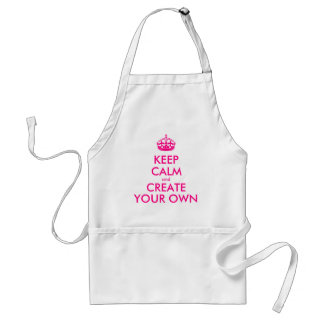 Keep calm and create your own - Pink Standard Apron
