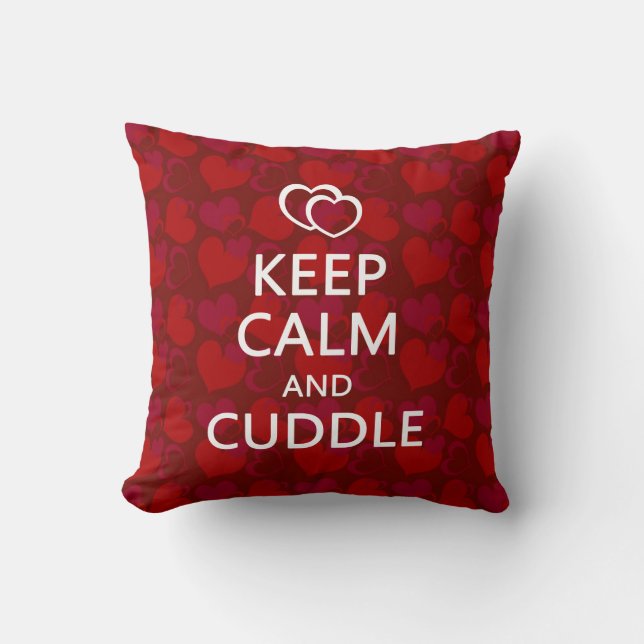 Keep Calm and Cuddle Cushion (Front)