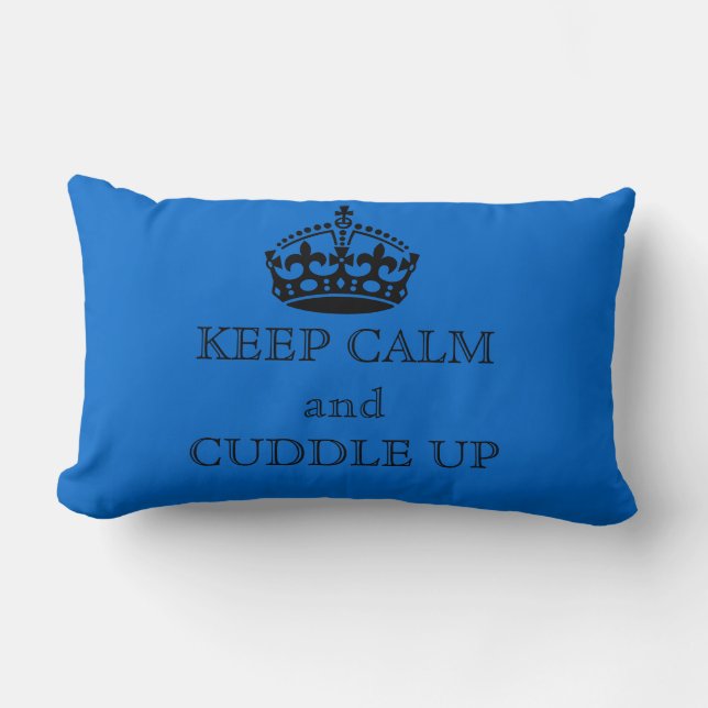 "KEEP CALM AND CUDDLE" THROW PILLOW (Front)
