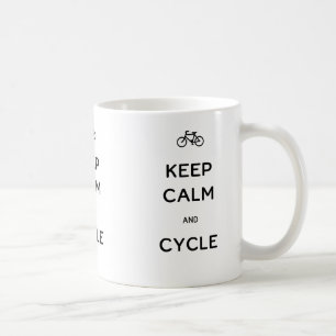 Keep Calm and Cycle Coffee Mug