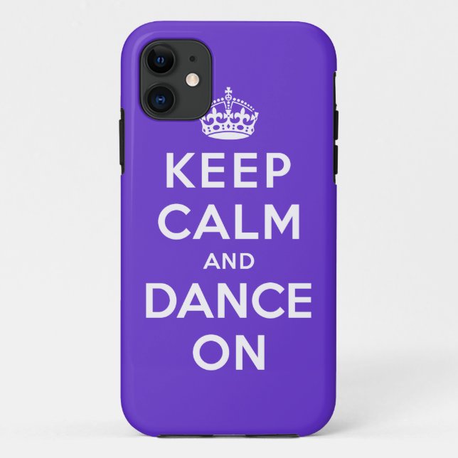 Keep Calm and Dance On Case-Mate iPhone Case (Back)