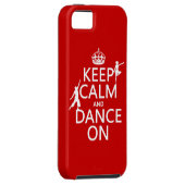 Keep Calm and Dance On (in all colours) Case-Mate iPhone Case (Back/Right)