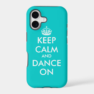 Keep Calm and dance on iPhone case   Customisable