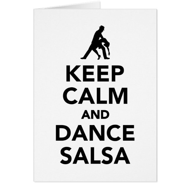 Keep calm and dance Salsa (Front)