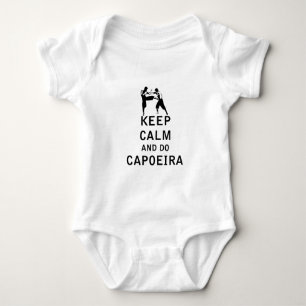 Keep Calm and Do Capoeira Baby Bodysuit