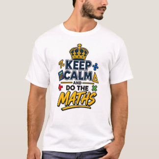 Keep Calm and Do the Maths Teacher T-Shirt
