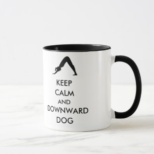 Keep Calm and Downward Dog Mug
