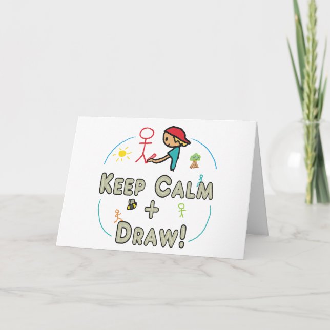 Keep Calm And Draw Card (Front)